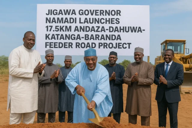 Jigawa Governor Namadi Launches ₦2.866bn 17.5km Andaza-Dahuwa-Katanga-Baranda Feeder Road Project