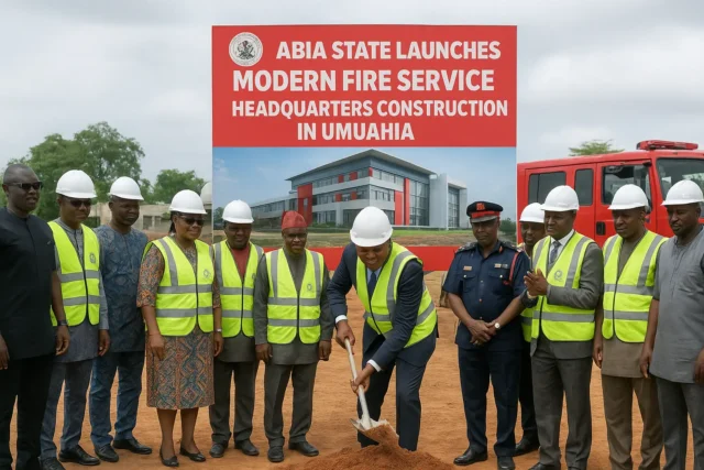 Abia State Launches Modern Fire Service Headquarters Construction in Umuahia Abia State Launches Modern Fire Service Headquarters Construction in Umuahia