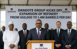 Dangote Group Kicks Off Expansion of Refinery from 650,000 to 1.4m Barrels Per Day Dangote Group Kicks Off Expansion of Refinery from 650,000 to 1.4m Barrels Per Day