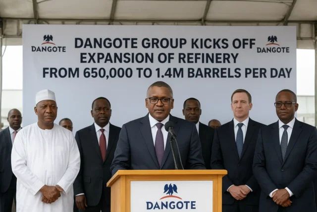 Dangote Group Kicks Off Expansion of Refinery from 650,000 to 1.4m Barrels Per Day