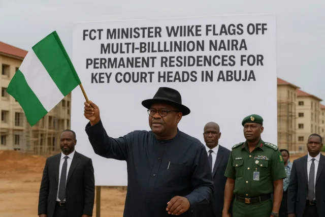 FCT Minister Wike Flags Off Multi-Billion Naira Permanent Residences for Key Court Heads in Abuja