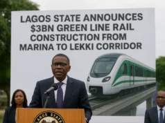 Lagos State Announces $3bn Green Line Rail Construction from Marina to Lekki Corridor Lagos State Announces $3bn Green Line Rail Construction from Marina to Lekki Corridor