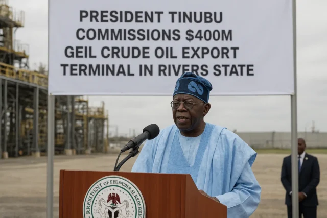 President Tinubu Commissions $400m GEIL Crude Oil Export Terminal in Rivers State