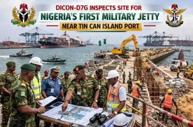 DICON-D7G Inspects Site for Nigeria’s First Military Jetty Near Tin Can Island Port