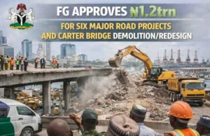 FG Approves ₦1.2trn for Six Major Road Projects and Carter Bridge Demolition/Redesign FG Approves ₦1.2trn for Six Major Road Projects and Carter Bridge DemolitionRedesign