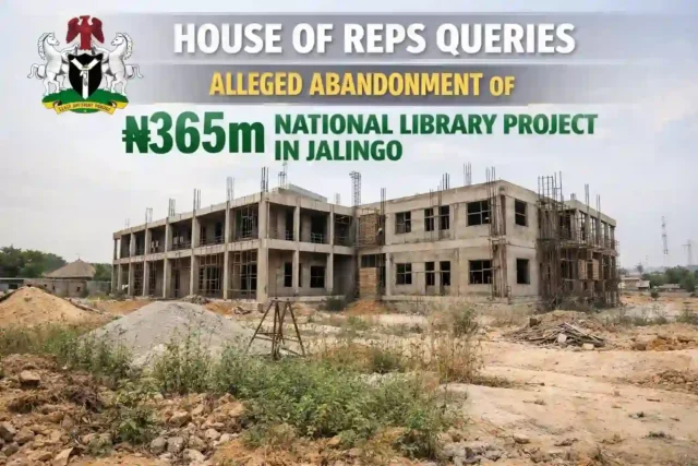 House of Reps Queries Alleged Abandonment of ₦365m National Library Project in Jalingo