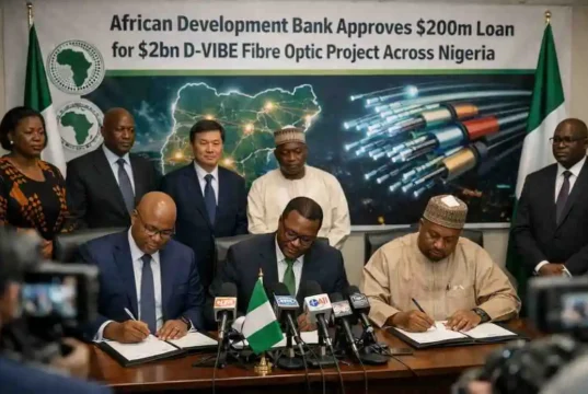 African Development Bank Approves $200m Loan for $2bn D-VIBE Fibre Optic Project Across Nigeria African Development Bank Approves $200m Loan for $2bn D-VIBE Fibre Optic Project Across Nigeria