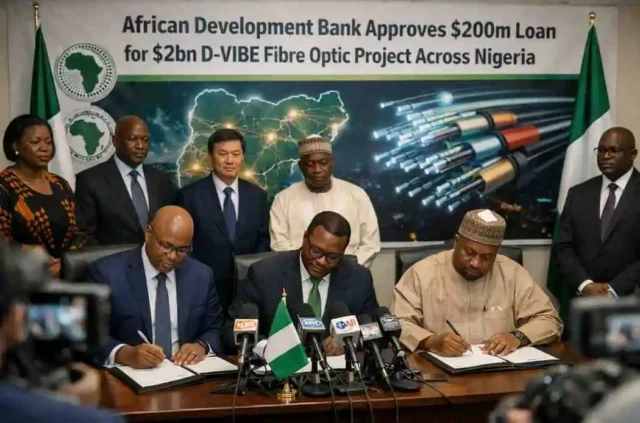 African Development Bank Approves $200m Loan for $2bn D-VIBE Fibre Optic Project Across Nigeria African Development Bank Approves $200m Loan for $2bn D-VIBE Fibre Optic Project Across Nigeria