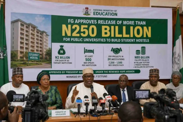FG Approves Over ₦250bn for Construction of Student Hostels in Public Universities